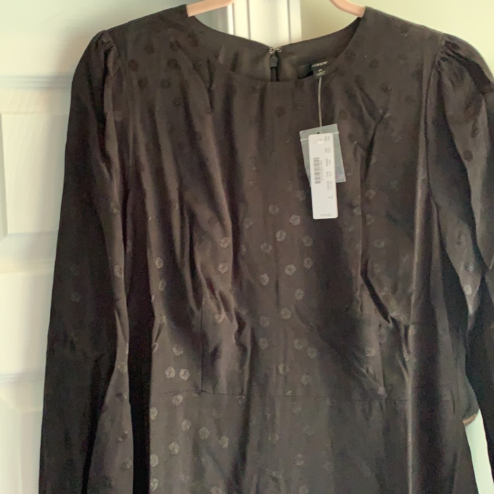 NWT J. Crew Shift dress in jacquard floral dot; - Picture 7 of 14